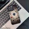 Ace of Spades Poker Phone Case For iPhone 17,16,15,14,13,12,11,Pro,XS,Max,Plus,Mini,SE4,E Black Matte Shockproof Cover