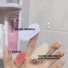 Acrylic Foundation Art Palette Square Heart-Shaped Cosmetic Liquid Mixing Plate Portable Makeup Blending Tool for Travel Daily