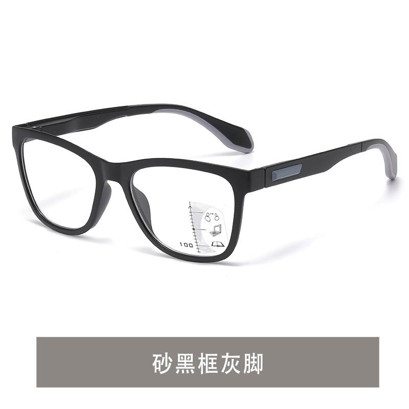 

Sensitive Color-Changing Reading Glasses Anti-Blue Light Men S Business Near And Far Progressive Multi-Focus Reading Glasses Reading Glasses +100