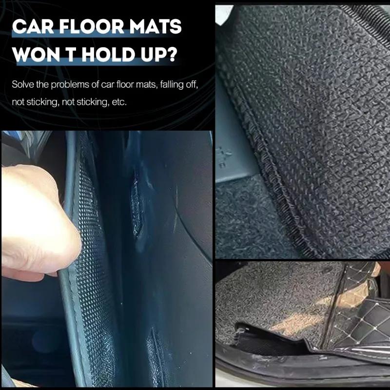 Car Foot Pad Fixing Clips Universal Automatic Floor Carpet Fixed Stickers Car Interior Organizer Floor Mat Non-slip Clip Fixer