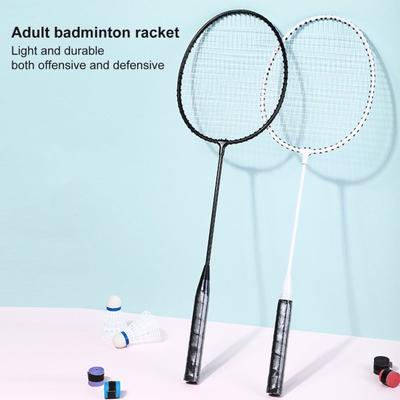 Racketset för vuxna 2 Badmintonracketar Legeringsracket med n-slip