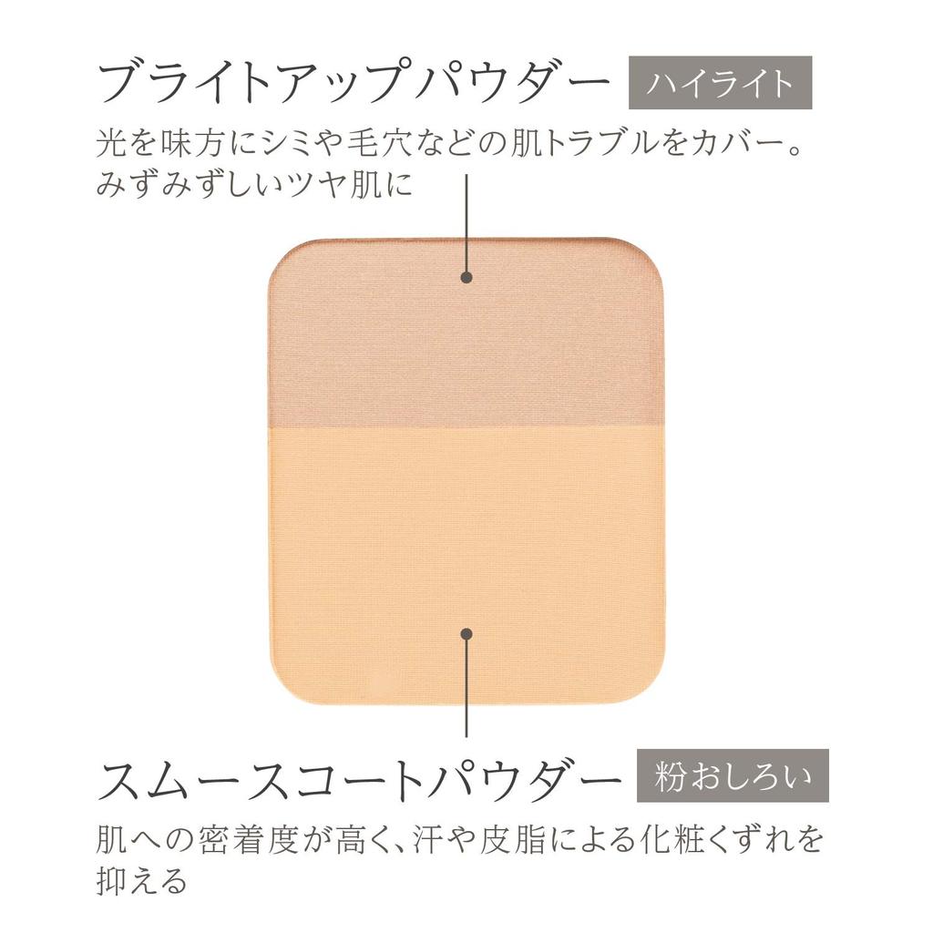 Mediplus Pressed Powder Refill with Puff 11g Month SPF26 Sponge, (2-3 Supply) PA++ Powder, Sebum-Absorbing