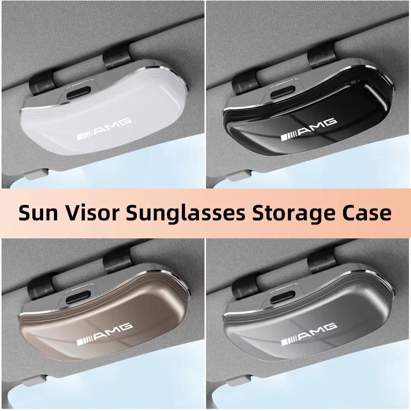 Auto-Sonnenblendenglasbox Auto-Sonnenbrillen-Aufbewahrungstasche Für Mercedes Benz AMG GLE GLS CLA CLE GLC CLS GLA W223 W213 W206 W464 W247