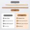 Individually Wrapped Carbonized Bamboo Disposable Chopsticks - 100 Pairs