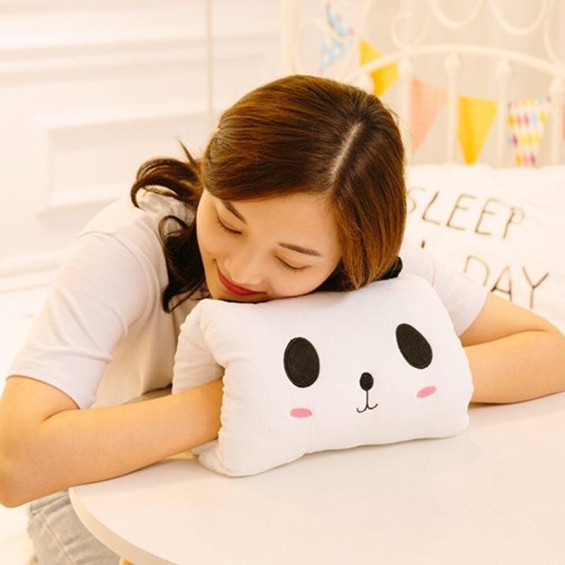 Cartoon Animal Plush Hand Warmer Cushion - Non-Electric Soft Pillow Gift for Kids & Toddlers