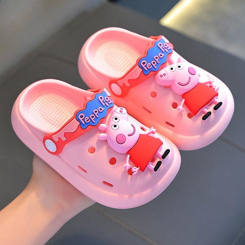 Boys Slippers, Girls Indoor Anti-slip Shoes 20-21 розовый