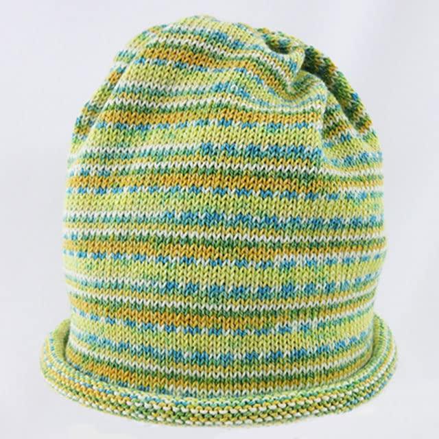 Opal Original Cotton Sock Cotton Multicolor Yarn, 4-ply Blend, KFS219, Lemonade, Yellow-Green