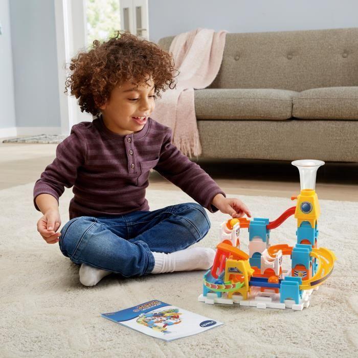 Circuit à billes VTECH Marble Rush Discovery Set XS100 - 30 pièces et 3 MarbleBilles incluses