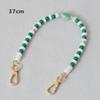 New Woman Bag Accessory Green White Candy Acrylic Resin Beaded Part Handcrafted Wristband Bag Strap Women Bag Handle Chain