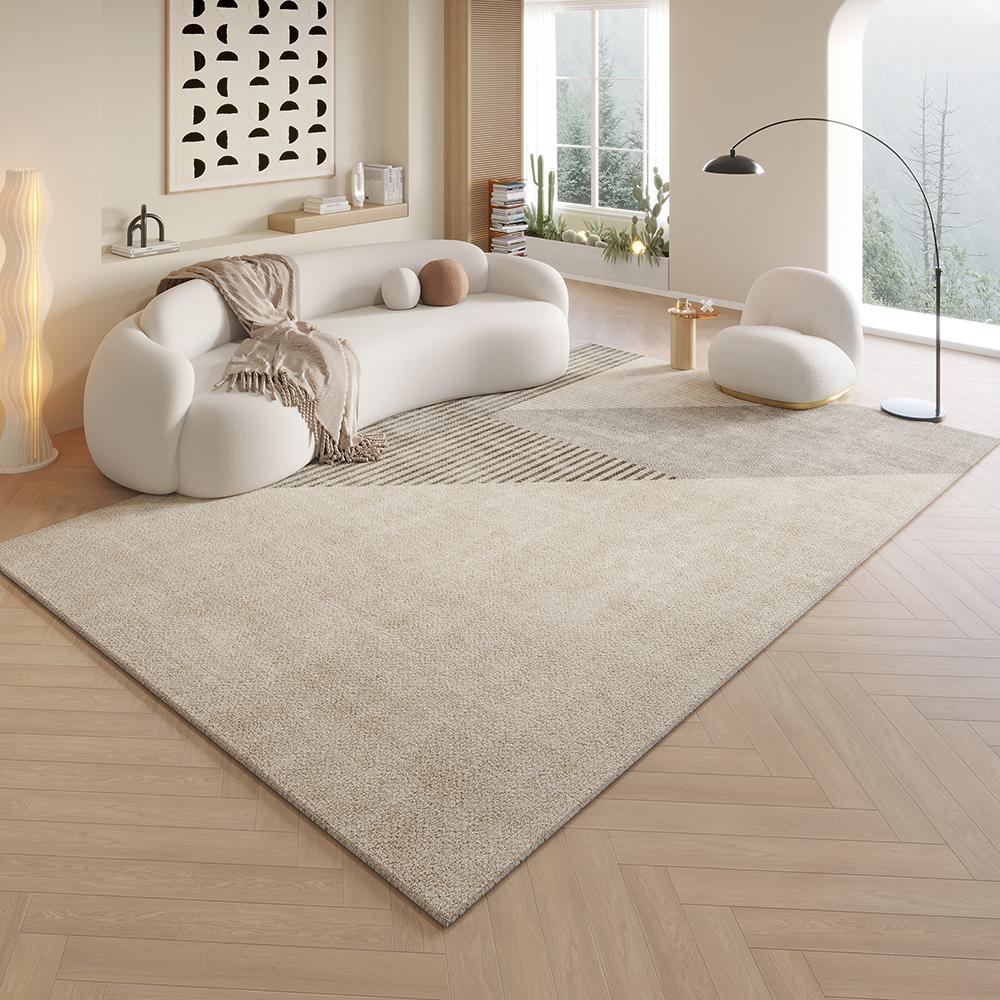 

Килим для вітальні в кремовому стилі, Простий килимок під диван і журнальний столик, Килим для гардеробної в спальні, Декор для дому 80x120cm 31x47inch