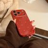 Retro Burgundy Bow Phone Case for iPhone 16, iPhone 17, iPhone 17 Pro Max