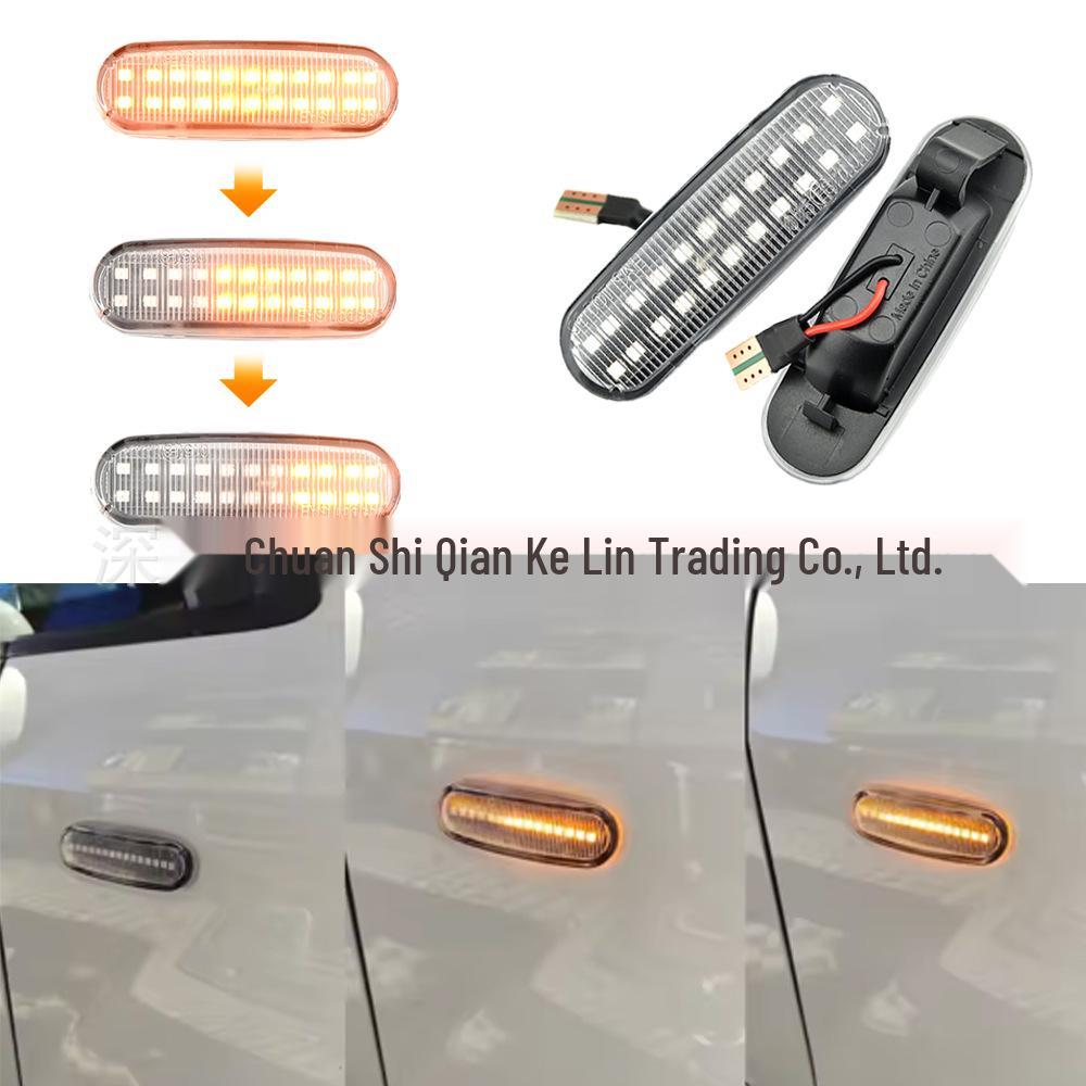 Fiat Panda Peugeot Citroen LED Sequential Side Fender Turn Signals