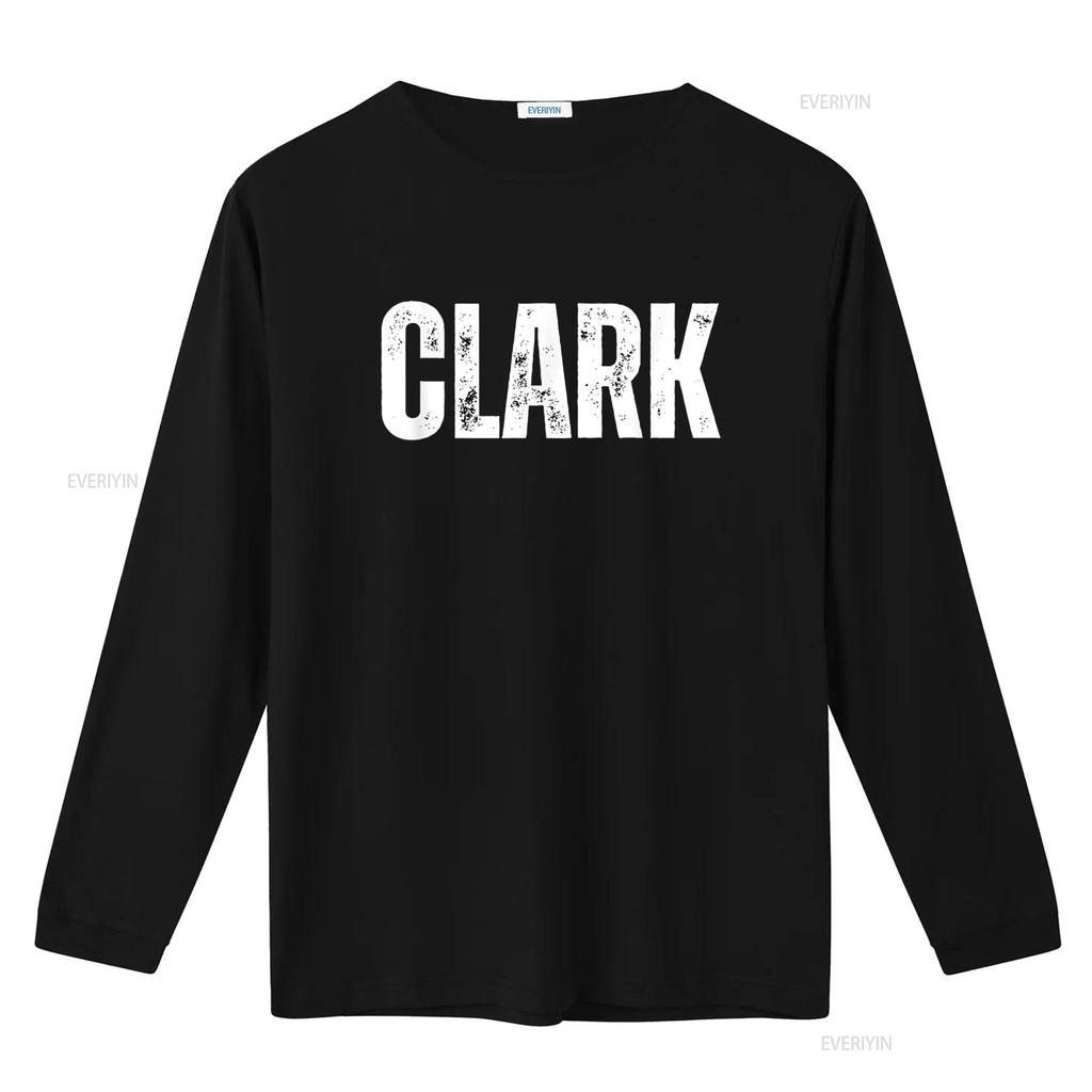 Clark T Shirt vintage Washed Breathable Casual Versatile Stretched designer clothes Comfortable fashion Soft homme Unisex