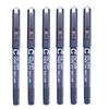 6/7pcs/set 0.5mm Roller Pen Black/Red/blue Color ink Straight Liquid Rollerball Gel Pen for School Office Stationery Kawaii