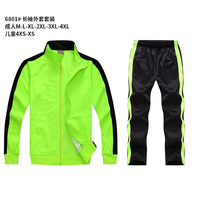 Unisex Long Sleeve Training Sweatshirt Set Kids Adults Outdoor Sports Running Basketball