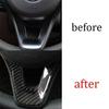 Steering Wheel For Benz E-Class 2016-18 Real Carbon Fiber Sheet Panel Cover Trim
