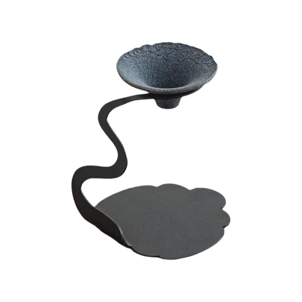 

Reusable Tea Strainer Traditional Heat-Resistant Glass Cup Practical Rotating Fair Cup Kitchen Style C