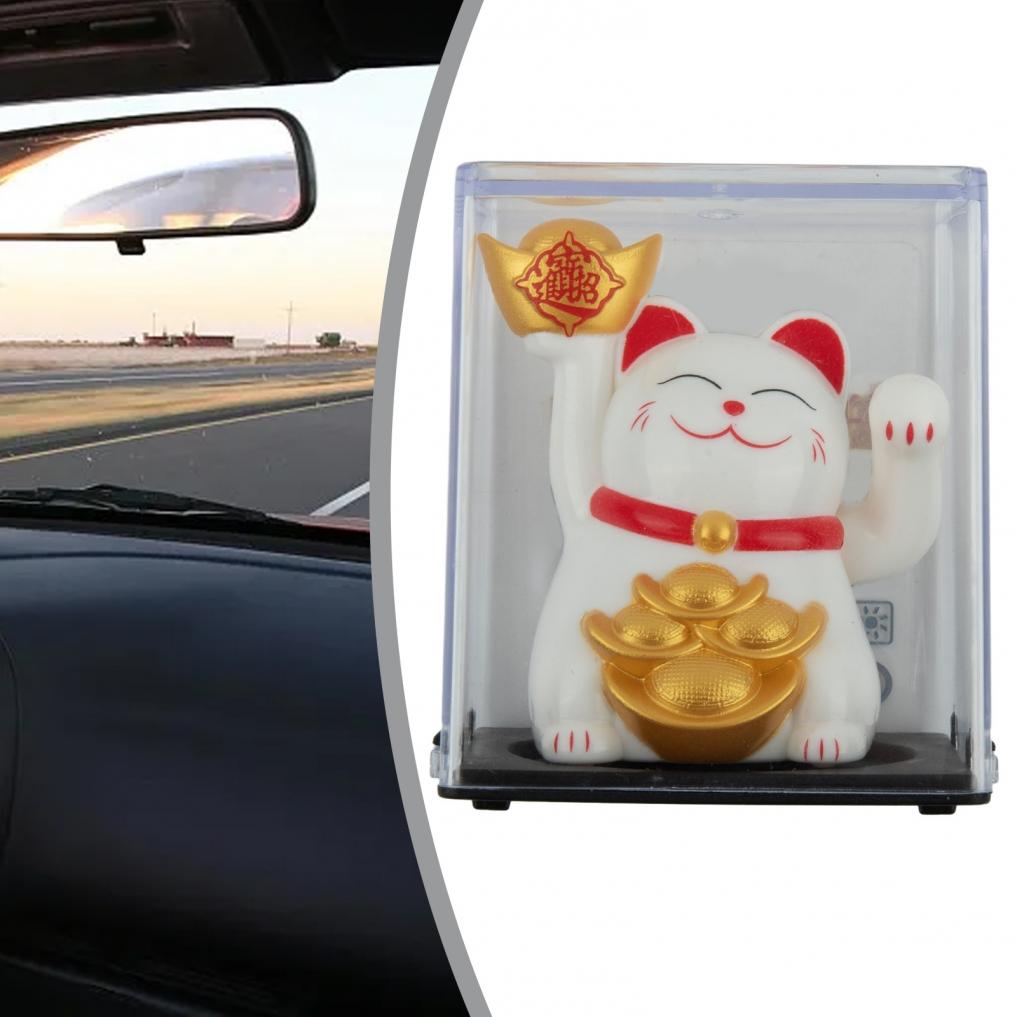 Automatic Waving Lucky Cat Ornament Car Ornament Lucky Cat Lucky Cat Decor