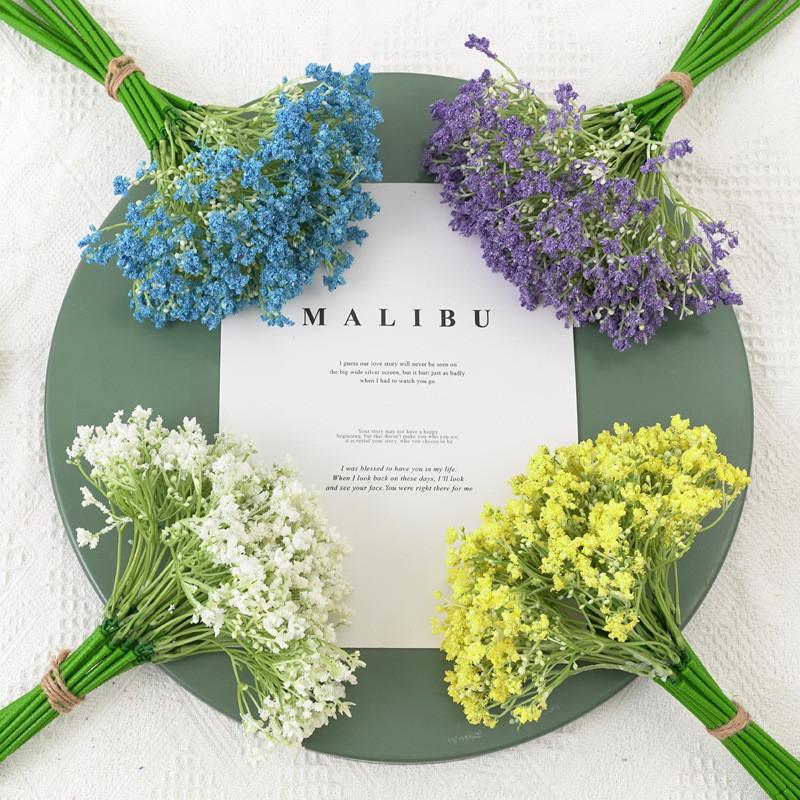 Handheld Gypsophila Artificial Flower Bouquet For Wedding Room Gift Decoration