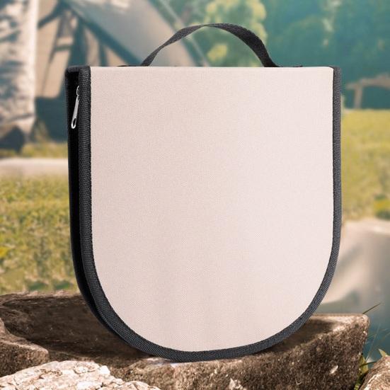 Tableware Storage Bag Oxford Cloth Waterproof Zipper Multi-Functional Partition Foldable Portable Design Camping Storage Bag