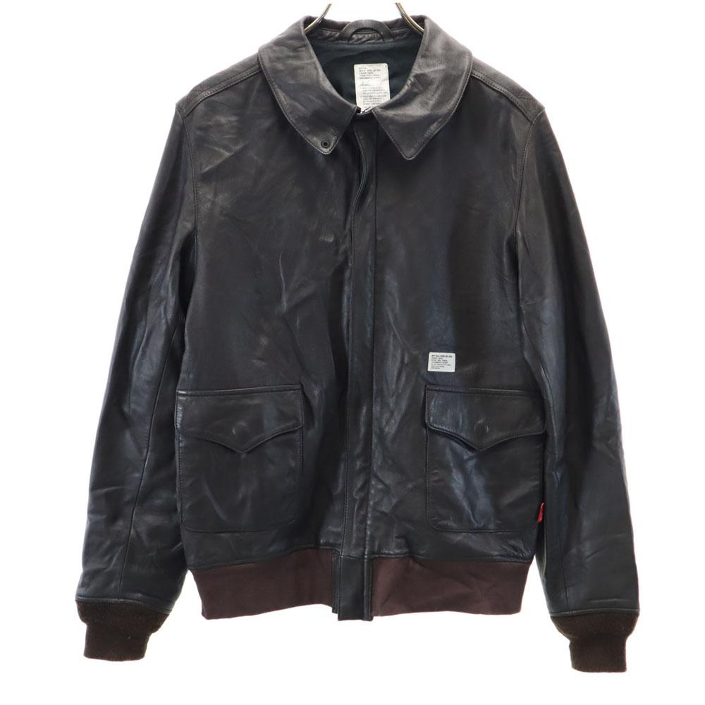 WTAPS Long sleeve Sheepskin leather jacket Brown sheepskin sheepskin Men's Used