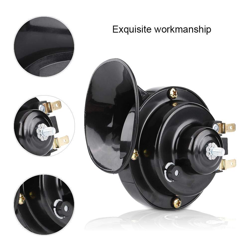 Qiilu DC Snail Shape 110dB Waterproof Dustproof Small Lightweight Universal