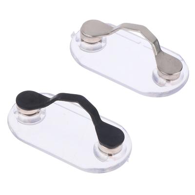 Magnetic Hang Eyeglass Holder Pin Brooches Multi-Function Portable Clothes Clip