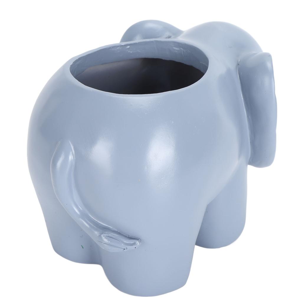 Słonik Sukulent Doniczka Kreatywne Drobne Rzemiosło Żywica Słonik Ozdobna Doniczka na Patio