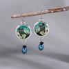 Elegant Vintage Black Cat Patterned Imitation Pearl Pendant Earrings for Women's  Daily Party Pendant Jewelry Accessories