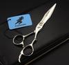 6.0" Personalized Hairdressing Scissors: Straight Barber Scissors with Bamboo-Style Handle, Includes Box