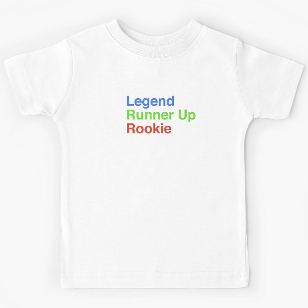 Legend, Runner Up, Rookie - Cars 3 (02) Kids T-Shirt 170
