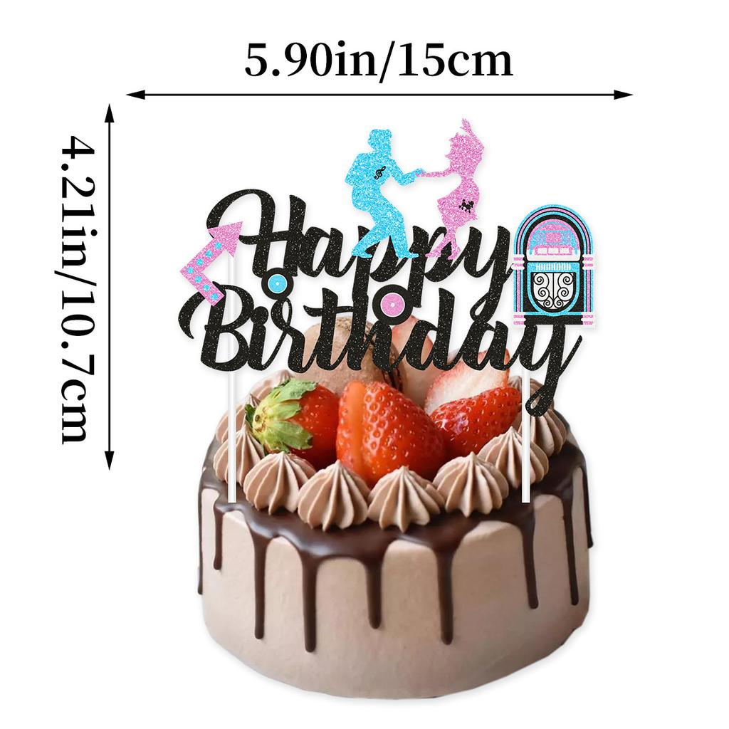 1950S Cake Decoration Cake Plug Baking Cake Arrangement Cake Plug