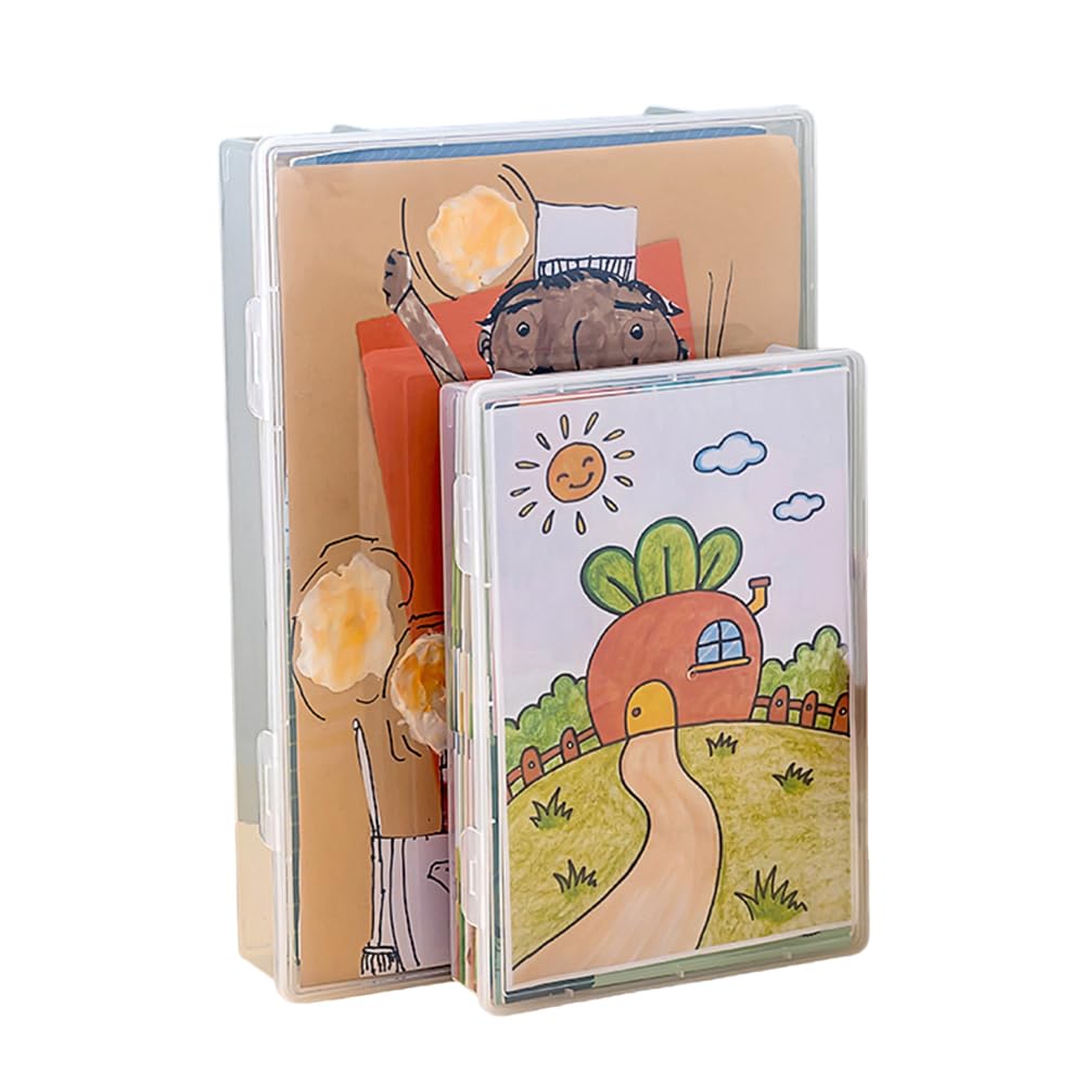 Letter Transparent Storage Document File Fully Large Stationery Stackable 1 A3 Size 1 A4 A4/A3 Case, Box, Case, Folder, Assembled, Capacity,
