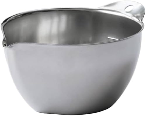 

Live a clutter-free life! The Kirekire Bowl (11cm) is made in Japan. It s a stainless steel bowl that resists dripping, features a spout, measuring