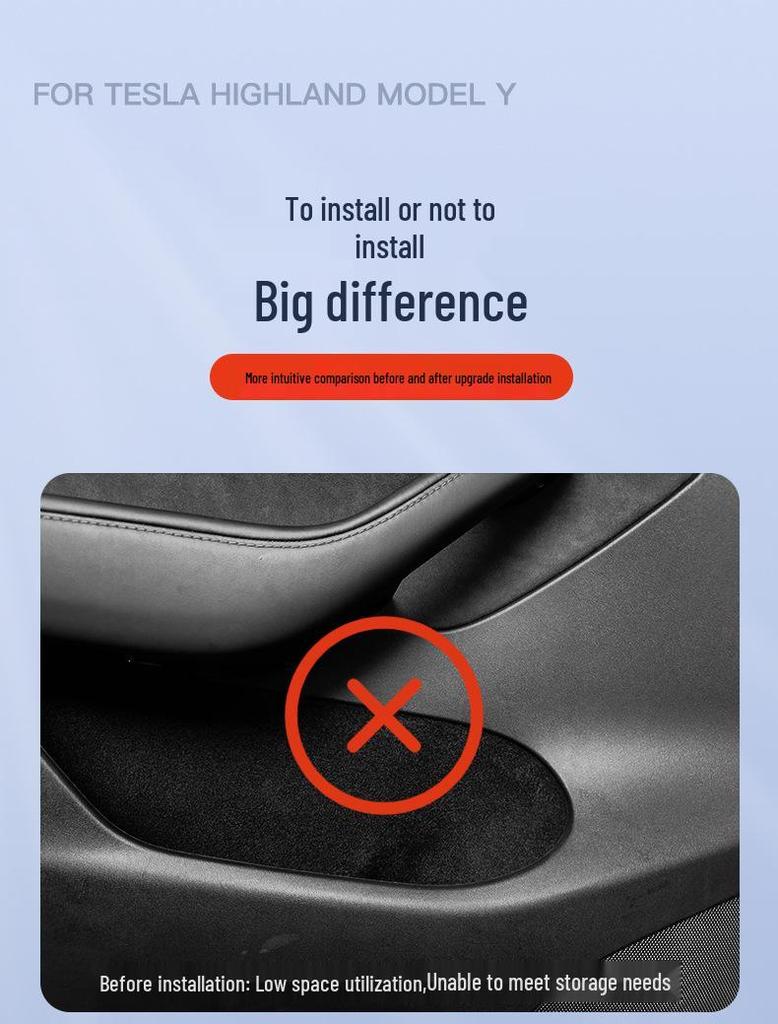 Tesla Model Y/3 Tür Organizer & Mülleimer Zubehör