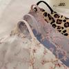 Lady Summer New Style Sexy Leopard Grain Flower Hollow Out Open Fork Ice Silk Without Trace Briefs