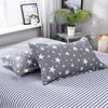 2pcs Send by Random Color Throw Pillow Case Rectangle Polyester&Cotton Soft Sleeping Home Bed Adornment Pillowcases 48*74cm
