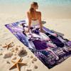 Japanese artist Koyoharu Gotouge's Demon Slayer beach towel, outdoor camping vacation swimming beach towel, outdoor absorbent bath towel blanket K6