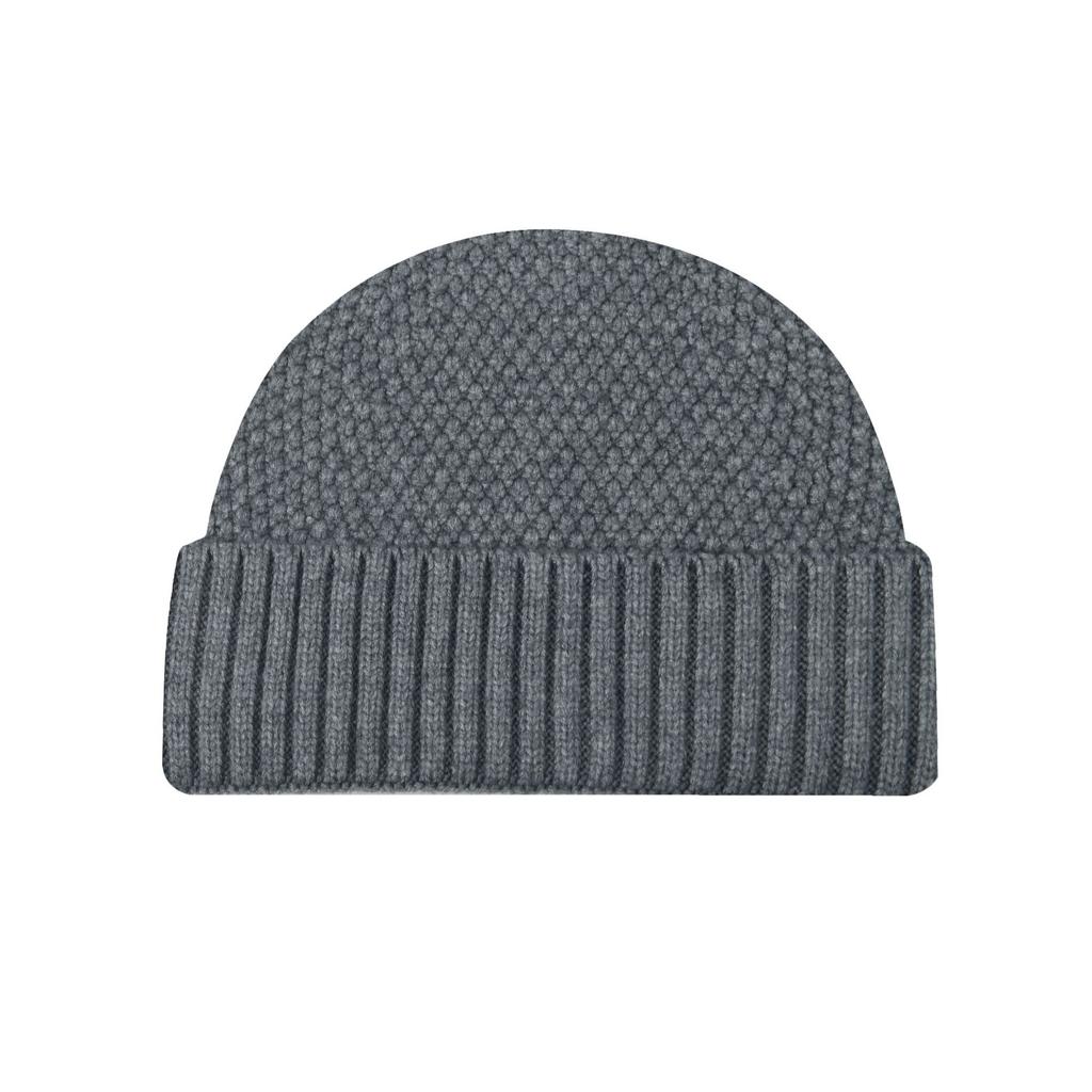 Autumn/Winter Short Knitted Wool Beanie Unisex Warm Pull-Over Beanie Sailor Cap