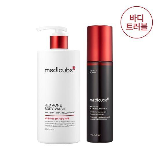 Choose 1 of Medicube Red Acne Body Peeling Shot 110g or Red Acne Body Wash 400g