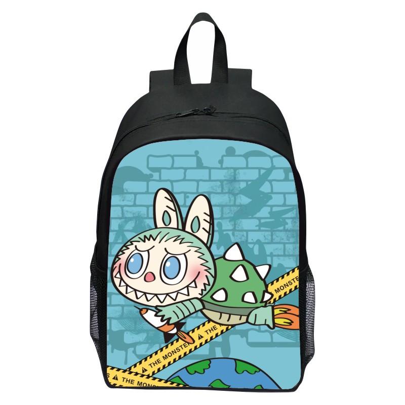 Schoolbag Printed Rabbit, Elementary School Cartoon Cute Backpack 123 Grade Doll Boys and Girls