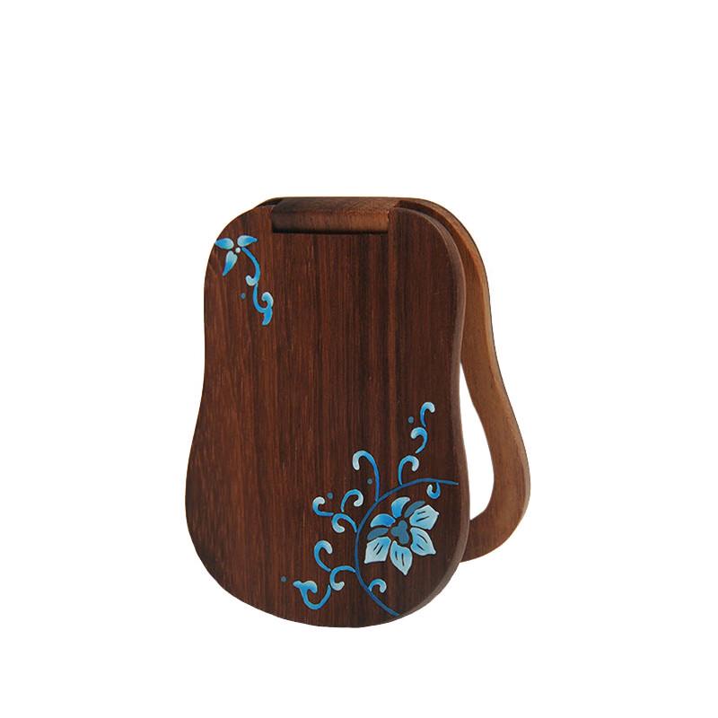 Tan Mu Jiang Qing Yan Wooden Portable Makeup Mirror