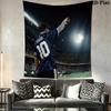 Messi Wall Tapestry Aesthetic Wall Hanging Printed Fabric Blanket Decorative Tapestries for Bedroom Living Room Home Decor