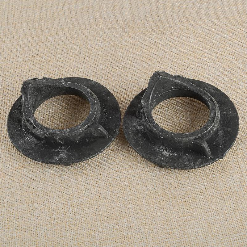 52748SNAA02 52748SNAA10 2Pcs Rear Coil Spring Seat Lower Fit for Honda Civic 2006 2007 2008 2009 2010 2011 Black Rubber