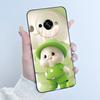 For Oukitel C59 Case Oukitel C59 Pro Cover Luxury Cute Love Rabbit Funny Pattern Black TPU Soft Silicone Protective Phone Case