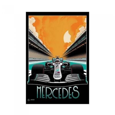 Zoom Mercedes Formula 1 Print