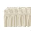 Bench Cover Seersucker Dining Protector Soft Rectangle Stool Covers Seat