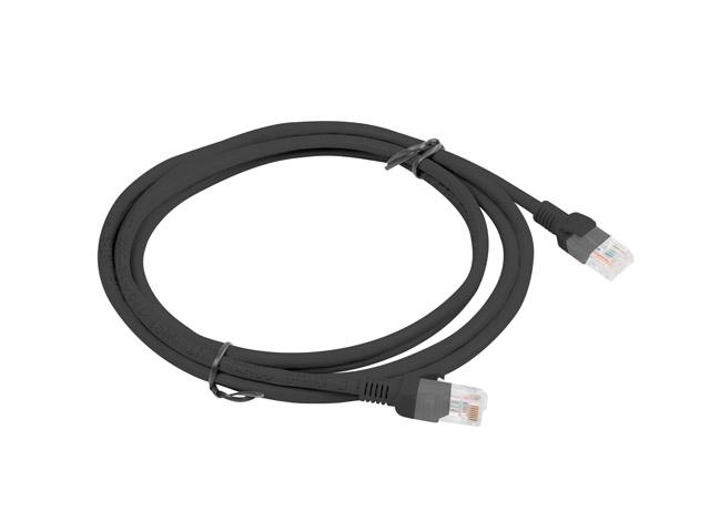 Monitor Accessory Lanberg  Patchcord CAT.6 UTP | PCU6-10CC-0200-BK | 2 M