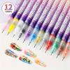 Nail Doodle Pen 12-color Acrylic Paint Pen, Nail Paint DIY Dot Stitching Pen, Precision 3D Doodle Nail Art Pen, Nail Art Pen Set, Quick Drying