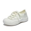 New Korean Version of Spring Canvas Shoes for Female Students Breathable Casual Shoes Internet Celebrity Street Photography White Shoes